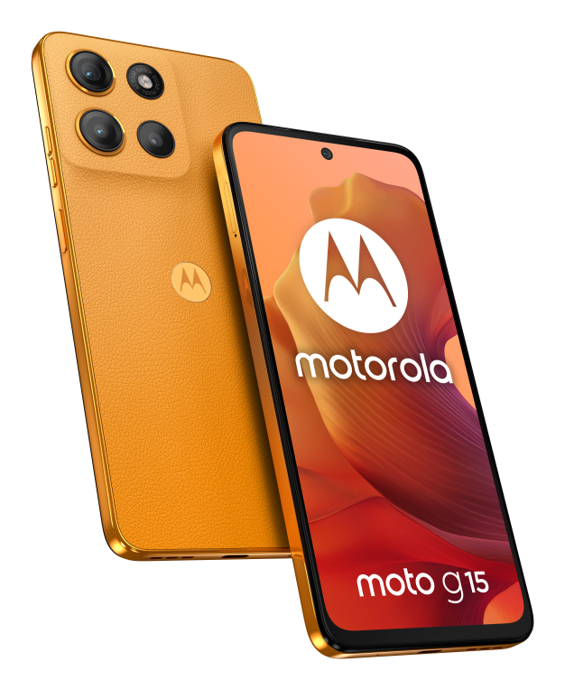 Motorola moto g15 17,1 cm (6.72") SIM doble Android 15 4G USB Tipo C 8 GB 128 GB 5200 mAh Naranja